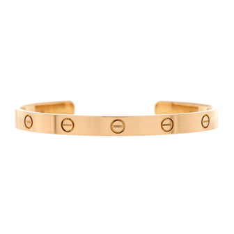 Cartier Love Cuff Bracelet 18K Rose Gold