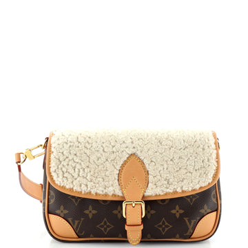 Louis Vuitton Diane NM Handbag Monogram Canvas with Shearling
