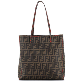 Fendi Compartment Shopping Tote Zucca Coated Canvas Medium