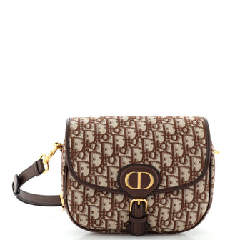Christian Dior Bobby Flap Bag Oblique Canvas Medium