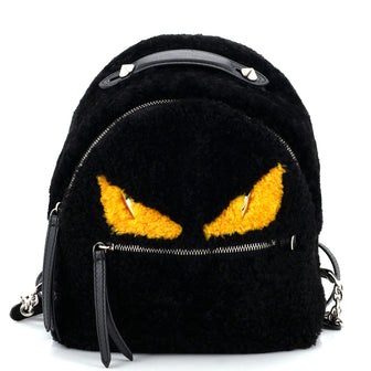 Fendi Monster Backpack Shearling Mini