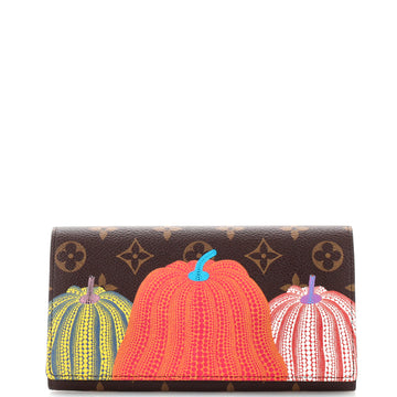 Louis Vuitton Sarah Wallet Yayoi Kusama Pumpkins Monogram Canvas