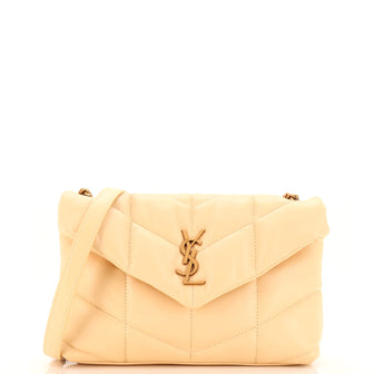 Saint Laurent Loulou Puffer Shoulder Bag Quilted Leather Mini