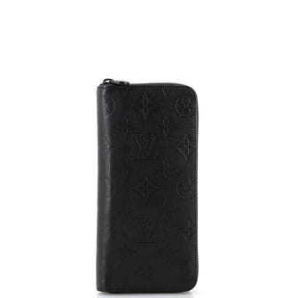 Louis Vuitton Zippy Wallet Monogram Shadow Leather Vertical