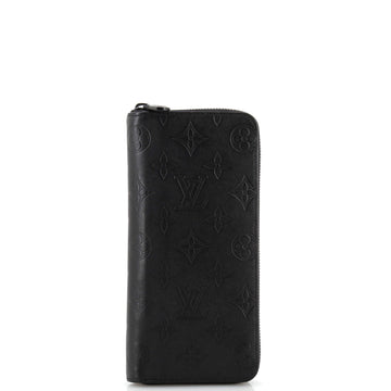 Louis Vuitton Zippy Wallet Monogram Shadow Leather Vertical