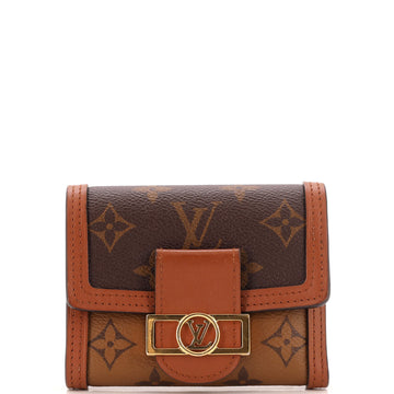 Louis Vuitton Dauphine Wallet Reverse Monogram Canvas Compact