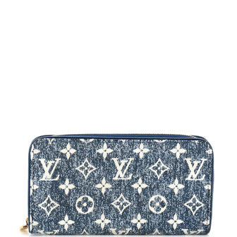 Louis Vuitton Zippy Wallet Monogram Jacquard Denim