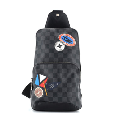 Louis Vuitton Avenue Sling Bag Limited Edition Damier Graphite LV League