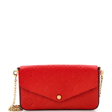 Louis Vuitton Felicie Pochette Monogram Empreinte Leather