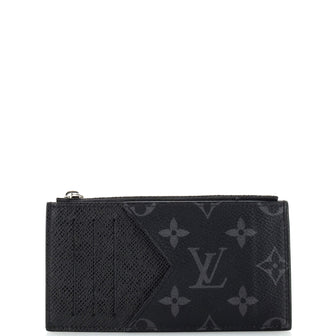 Louis Vuitton Coin Card Holder Monogram Taigarama