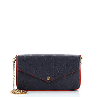 Louis Vuitton Felicie Pochette Monogram Empreinte Leather