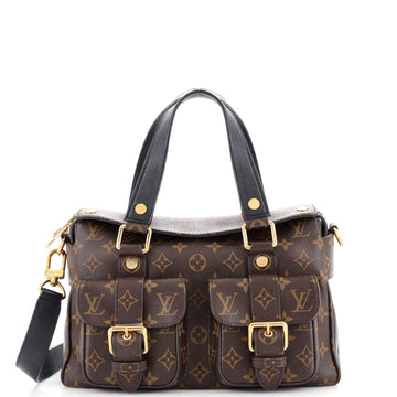Louis Vuitton Manhattan NM Handbag Monogram Canvas with Leather