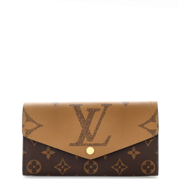Louis Vuitton Sarah Wallet NM Reverse Monogram Giant and Monogram Canvas