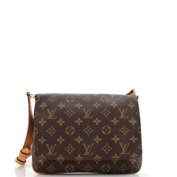 Louis Vuitton Musette Tango Handbag Monogram Canvas