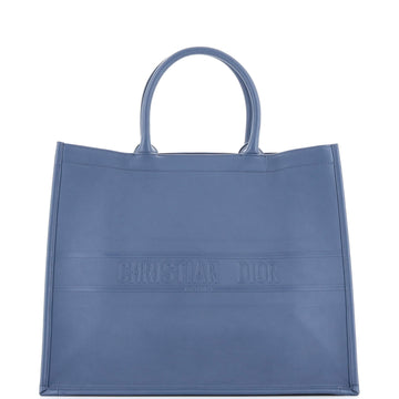 Christian Dior Book Tote Oblique Embossed Calfskin Large