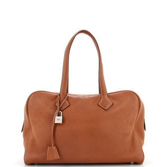 Hermes Victoria Travel Bag Clemence 35