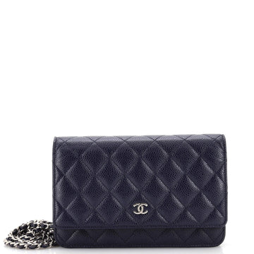 Chanel Wallet on Chain Quilted Caviar
