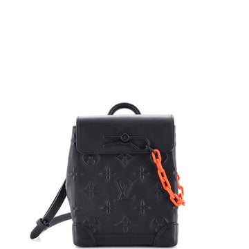 Louis Vuitton Steamer Bag Monogram Seal Leather XS