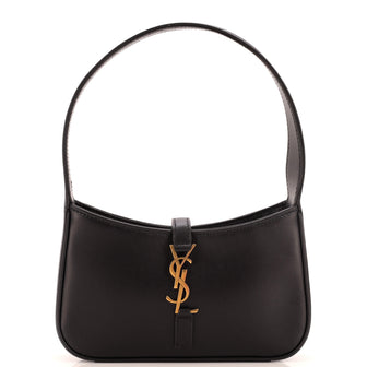 Saint Laurent Le 5 a 7 Hobo Leather Mini