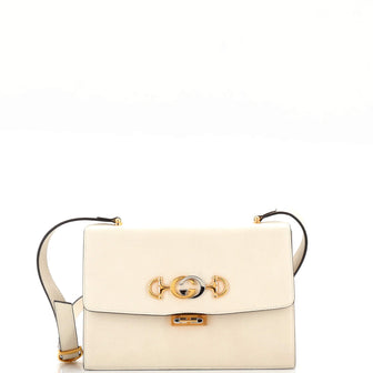 Gucci Zumi Flap Shoulder Bag Leather Small