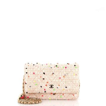 Chanel Wallet on Chain Quilted Tweed