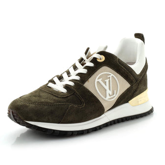 Louis Vuitton Women's Run Away Sneakers Suede with Mesh