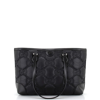 Gucci Ophidia Open Tote GG Matelasse Nylon with Leather Medium
