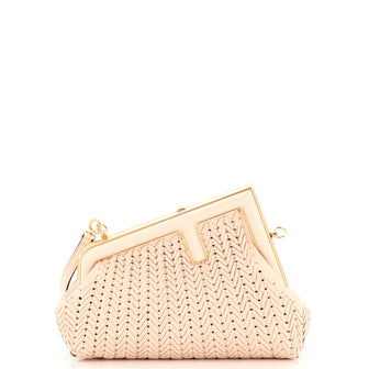 Fendi First Bag Woven Leather Small