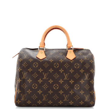 Louis Vuitton Speedy Handbag Monogram Canvas 30