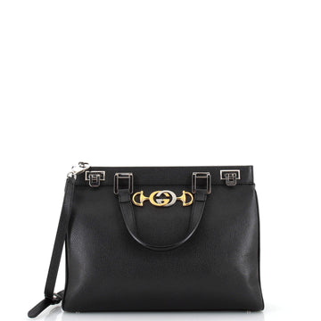 Gucci Zumi Top Handle Bag Leather Medium