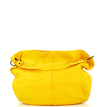 Bottega Veneta Loop Hobo Leather with Intrecciato Detail Large