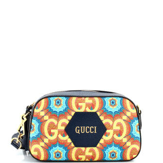 Gucci Aria 100th Anniversary Camera Messenger Bag Kaleidoscope Print GG Coated Canvas Small