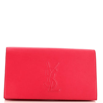 Saint Laurent Classic Monogram Clutch Leather Long