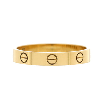 Cartier Love Wedding Band Ring 18K Yellow Gold