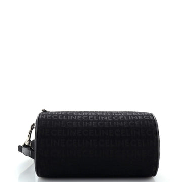 Celine Cylindre Messenger Bag All Over Logo Jacquard Small