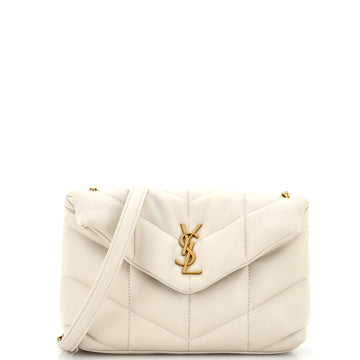 Saint Laurent Loulou Puffer Shoulder Bag Quilted Leather Mini