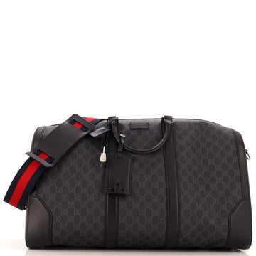 Gucci Convertible Duffle Bag GG Coated Canvas Large
