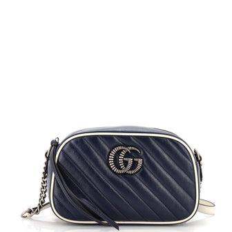 Gucci GG Marmont Shoulder Bag Diagonal Quilted Leather Small