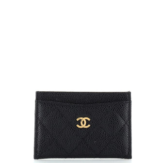 Chanel Classic Card Holder Quilted Caviar