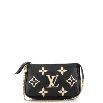 Louis Vuitton Pochette Accessoires Bicolor Monogram Empreinte Giant Mini
