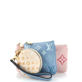 Louis Vuitton Trio Pouch Set By The Pool Monogram Empreinte Giant