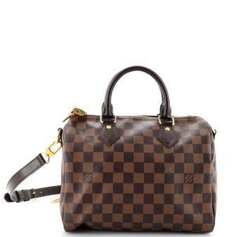 Louis Vuitton Speedy Bandouliere Bag Damier 25