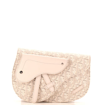 Christian Dior Saddle Messenger Pouch Oblique Canvas