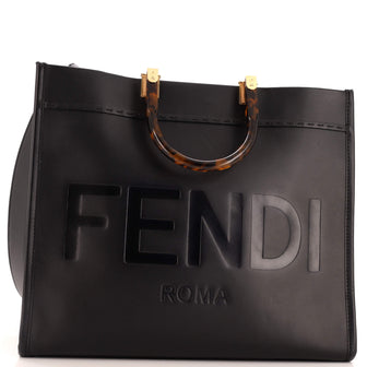 Fendi Sunshine Shopper Tote Leather Medium