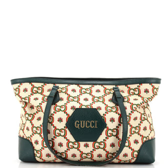 Gucci 100 Ophidia Shopping Tote Limited Edition Canvas Medium