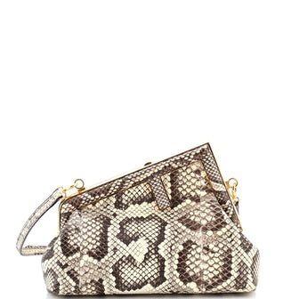 Fendi First Bag Python Small