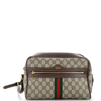 Gucci Ophidia Shoulder Bag GG Coated Canvas Small