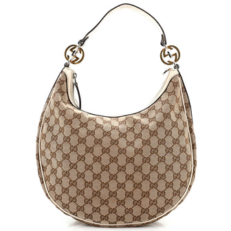 Gucci Twins Hobo GG Canvas Medium