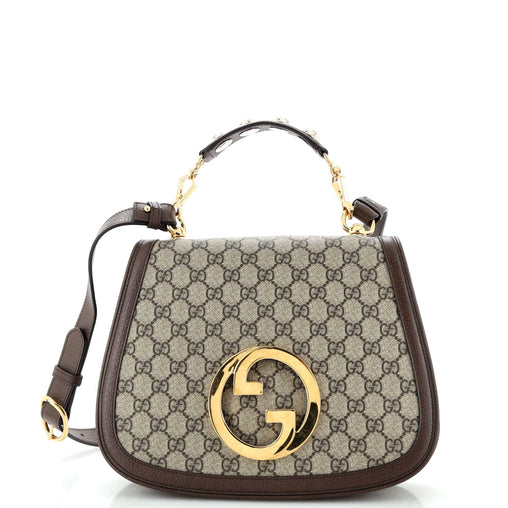 Gucci Blondie NM Top Handle Bag GG Coated Canvas Medium 2676467 Gucci Blondie NM Top Handle Bag GG Coated Canvas Medium 2676467