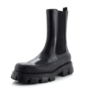 Prada Men's Monolith Chelsea Boots Leather